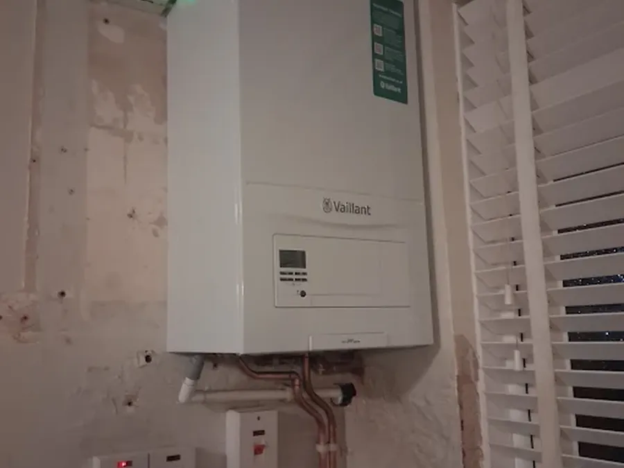 A tidy new boiler and towel rail fitted by JTS