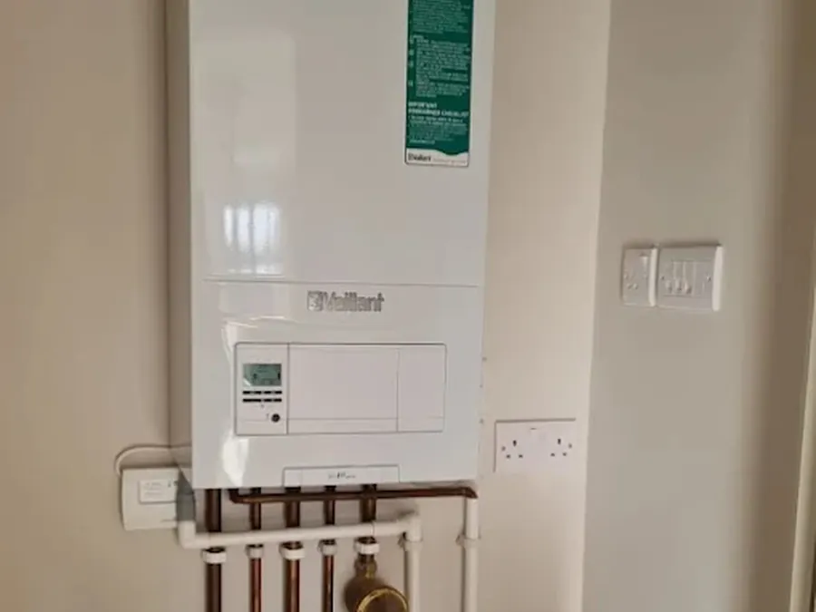 A new Vaillant boiler installed by JTS in a Cheshunt home